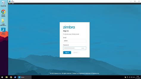 zimbra log in.